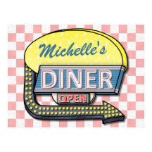 Create Your Own Custom Retro 50's Diner Sign 2