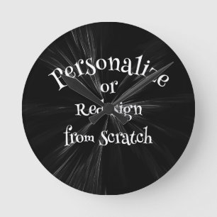 Create Your Own Custom Round Clock