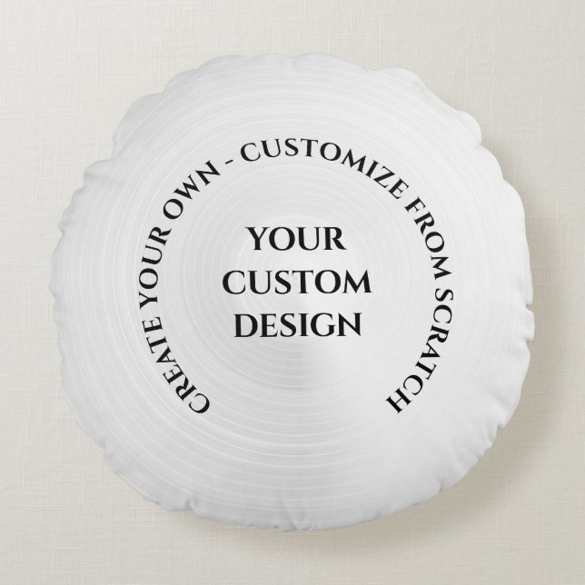 Create Your Own Custom Round Cushion (Front)