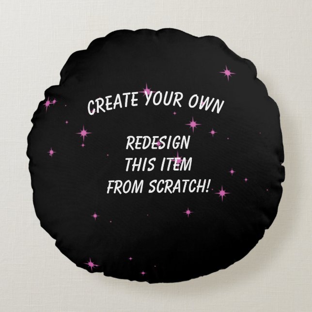 Create Your Own Custom Round Cushion (Front)