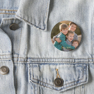 Create Your Own Custom Round Photo Text Pin Button