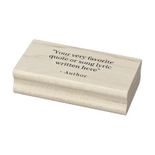 Create your own custom rubber stamp