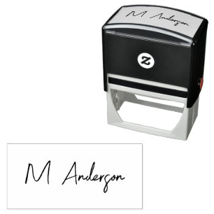Create Your Own Custom Signature Personalised   Se Self-inking Stamp