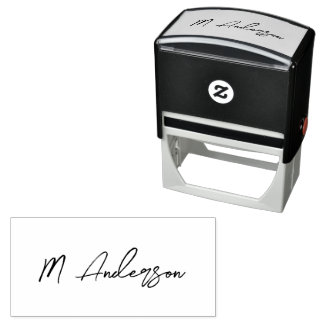 Create Your Own Custom Signature Personalised   Se Self-inking Stamp