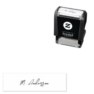 Create Your Own Custom Signature Personalised Sel Self-inking Stamp