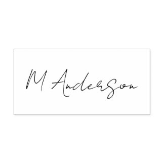 Create Your Own Custom Signature Personalised  Self-inking Stamp