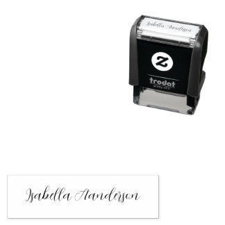 Create Your Own Custom Signature Personalised Self-inking Stamp