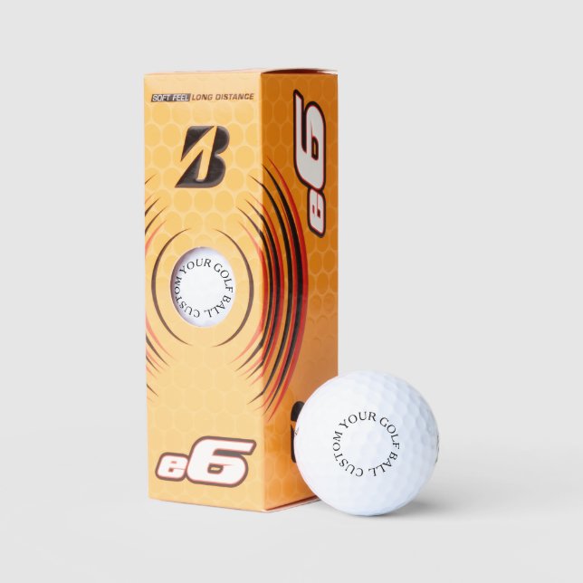 create your own custom simple Bridgestone e6 Golf Balls (Packaging)