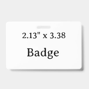 Create Your Own Custom Simple Design Badge ID Badge