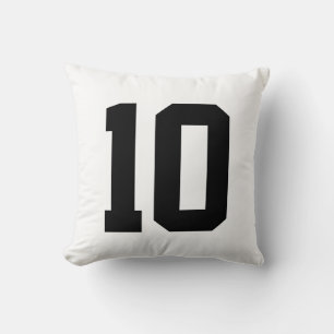 Create Your Own  Custom Sports Jersey Number Cushion