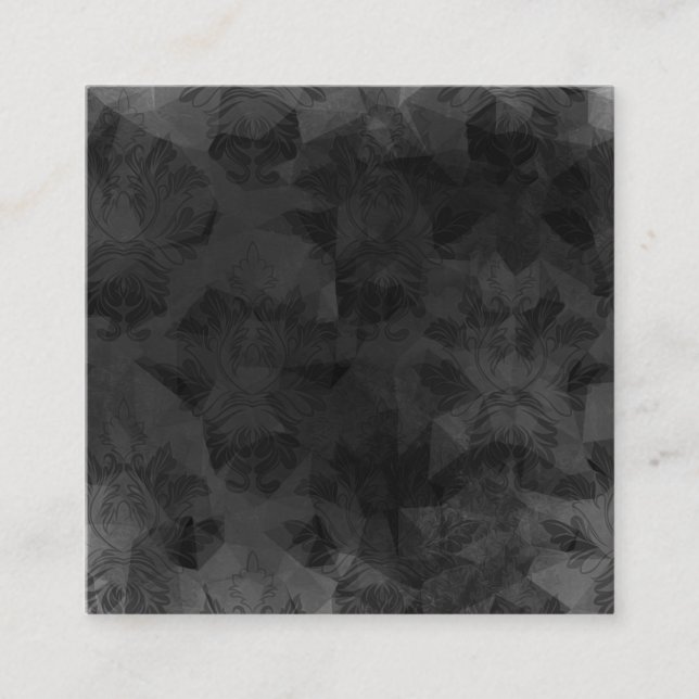 Create Your Own Custom Square Business Card (Front)