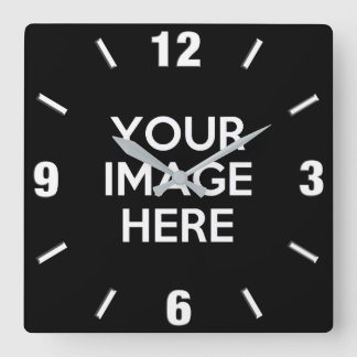 Create Your Own Custom Square Wall Clock
