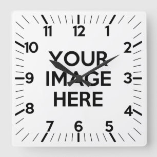 Create Your Own Custom Square Wall Clock