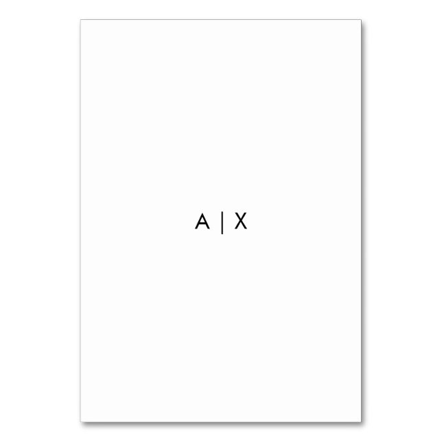 Create Your Own Custom Table Number (Front)
