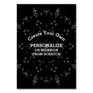 Create Your Own Custom Table Number