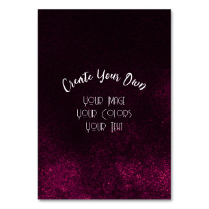 Create Your Own Custom Table Number