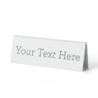 Create Your Own Custom Table Tent Sign, 6" X 2"