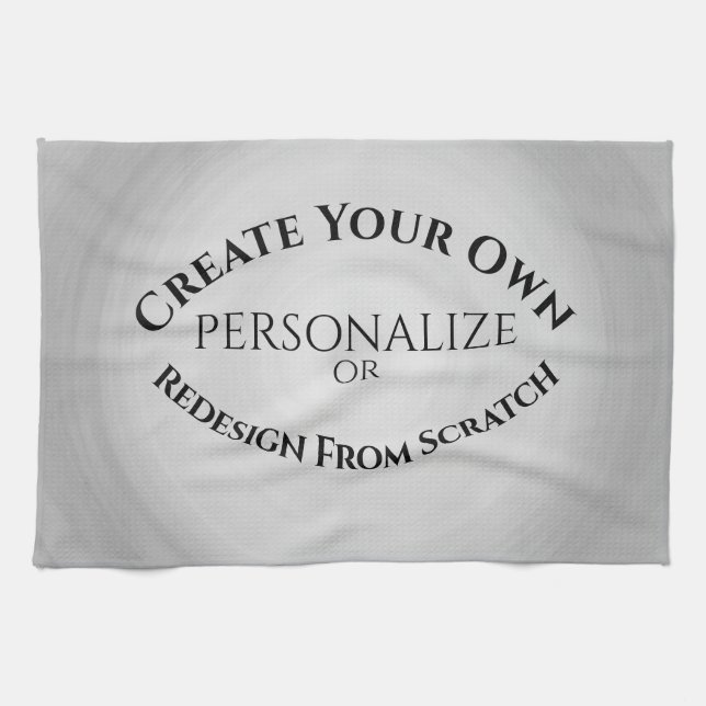 Create Your Own Custom Tea Towel (Horizontal)