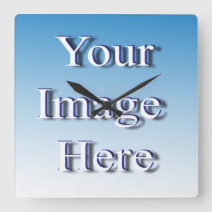 🤍 Create Your Own Custom Template Square Wall Clock