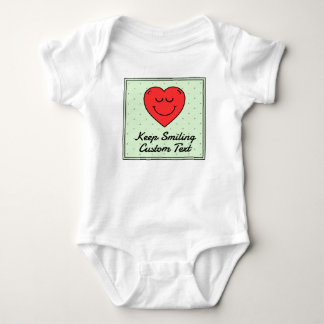 Create your own custom text baby body suit bodysuit