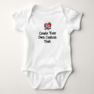 Create your own custom text baby bodysuit