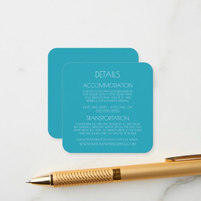 Create Your Own Custom Text Enclosure Card (Front/Back In Situ)