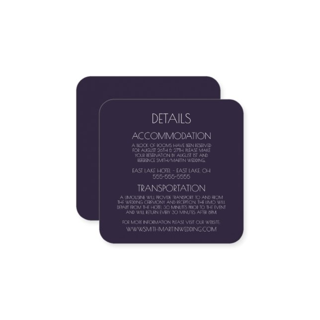 Create Your Own Custom Text Enclosure Card (Front/Back In Situ)