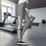 Create Your Own Custom Text Leggings<br><div class="desc">Create Your Own Custom Text Leggings.</div>
