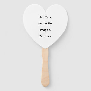 create your own custom text personalise hand fan
