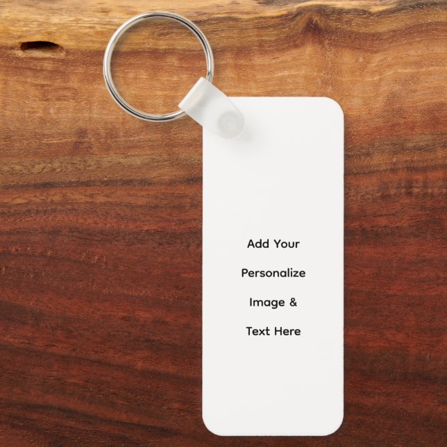 create your own custom text personalise key ring (Front)