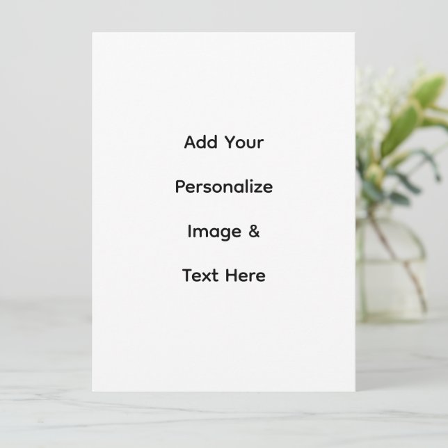 create your own custom text personalise program (Standing Front)