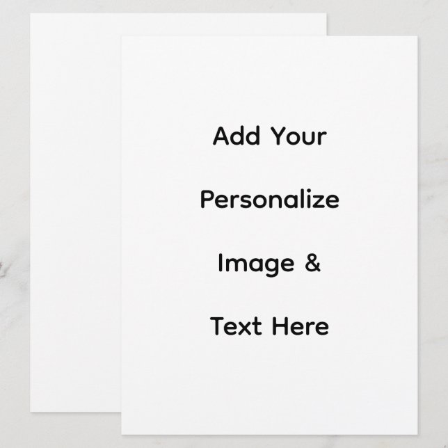 create your own custom text personalise program (Front/Back)