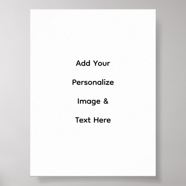 create your own custom text personalise Semi-Gloss Poster (Front)
