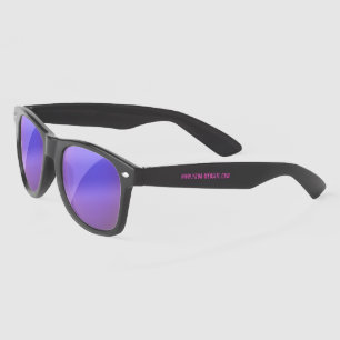 Create Your Own Custom Text Sunglasses Template