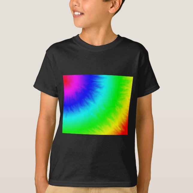create your own custom tie dye template T-Shirt (Front)