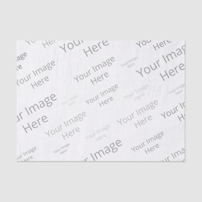 Create Your Own Custom Tissue Paper, White Paper (Front)