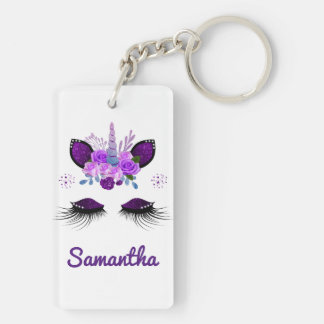 Create your own custom unicorn  key ring