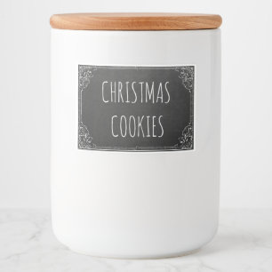 Create your own Custom Vintage Chalkboard Template Food Label