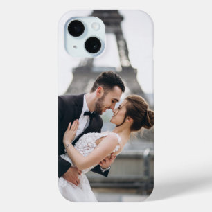 Create Your Own Custom Wedding Photo iPhone 15 Case
