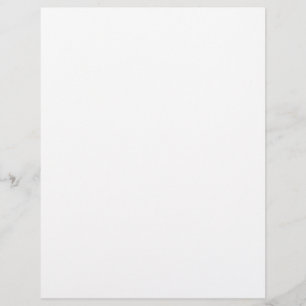 Create your own custom white letterhead