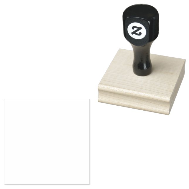 Create your own custom white  rubber stamp (Stamped)