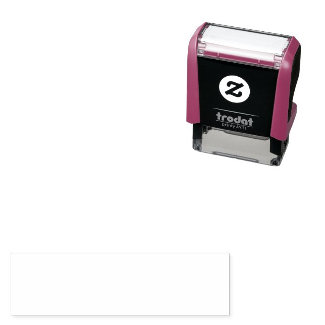 Create your own custom white  self-inking stamp (In Situ)