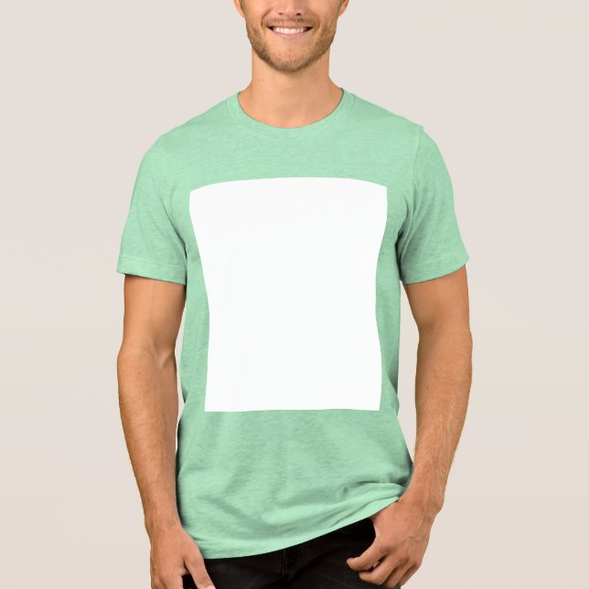 Create your own custom white  Tri-Blend shirt (Front)