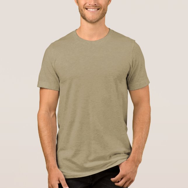 Create your own custom white  Tri-Blend shirt (Front)