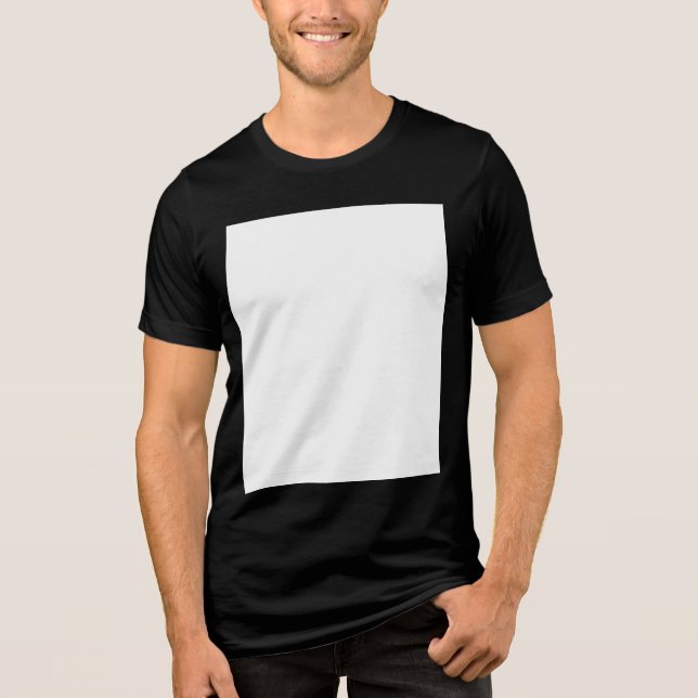 Create your own custom white  Tri-Blend shirt (Front)
