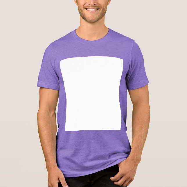 Create your own custom white  Tri-Blend shirt (Front)