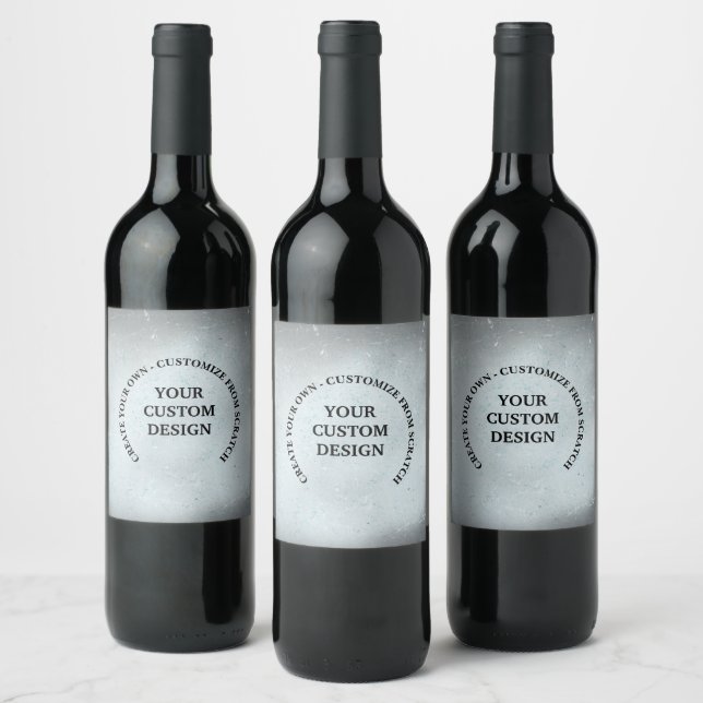 Create Your Own Custom Wine Label (Bottles)