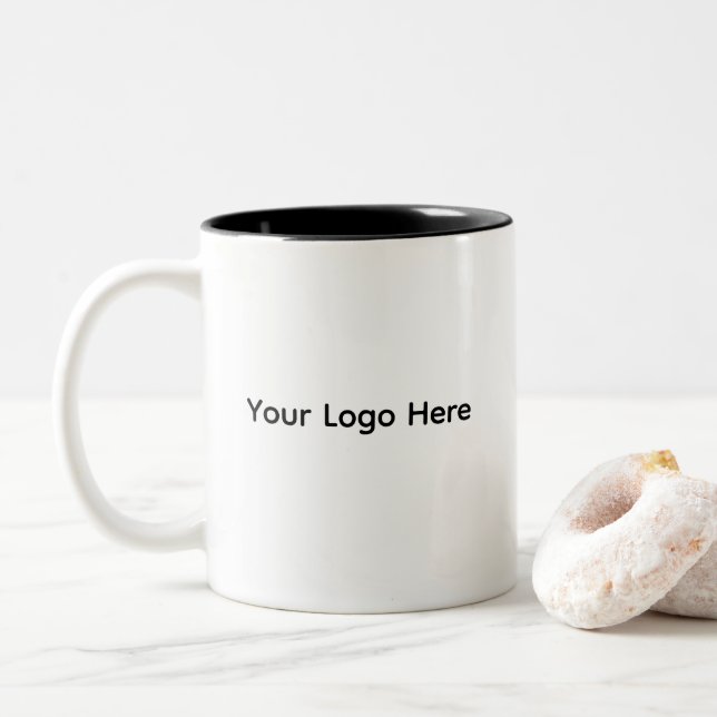 Create Your Own Customisable Combo Mug Black (With Donut)