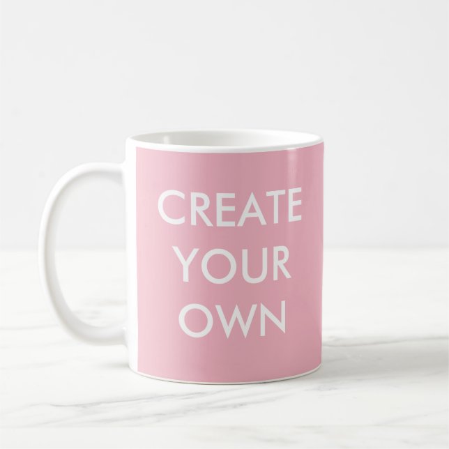 Create Your Own Customisable Large White Mug (Left)