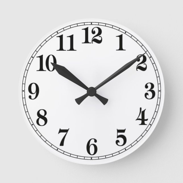 Create Your Own Customise 8" Wall Clock (Front)